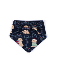 Pets Christmas Chip the Cockapoo Portraits Print Neckerchief