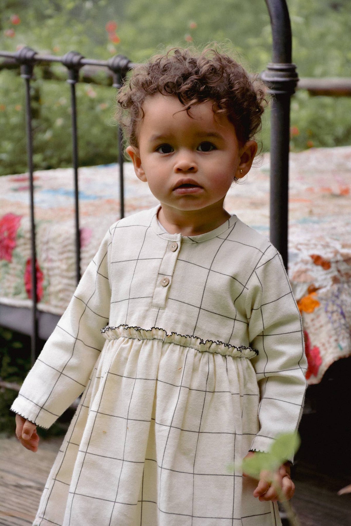 Baby / Girl Check Patterned Dress 100% Cotton OEKO-TEX