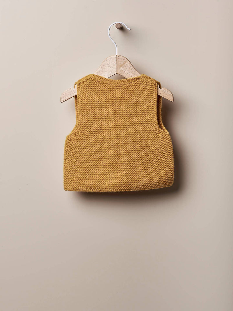 THE STORIES OF AN ENCHANTED FOREST - Gilet in Merino wool knit