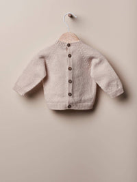 Sustainably Made Cashmere and Merino Wool - Embroidered sweater with a deer motif