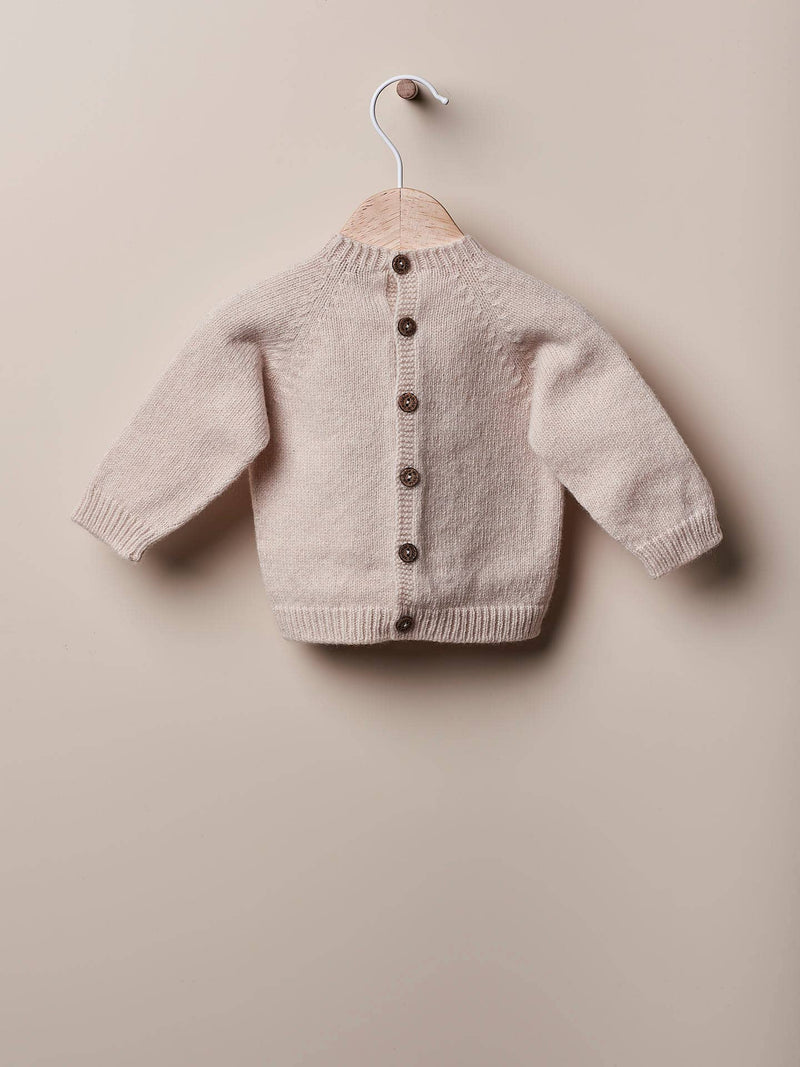 Sustainably Made Cashmere and Merino Wool - Embroidered sweater with a deer motif