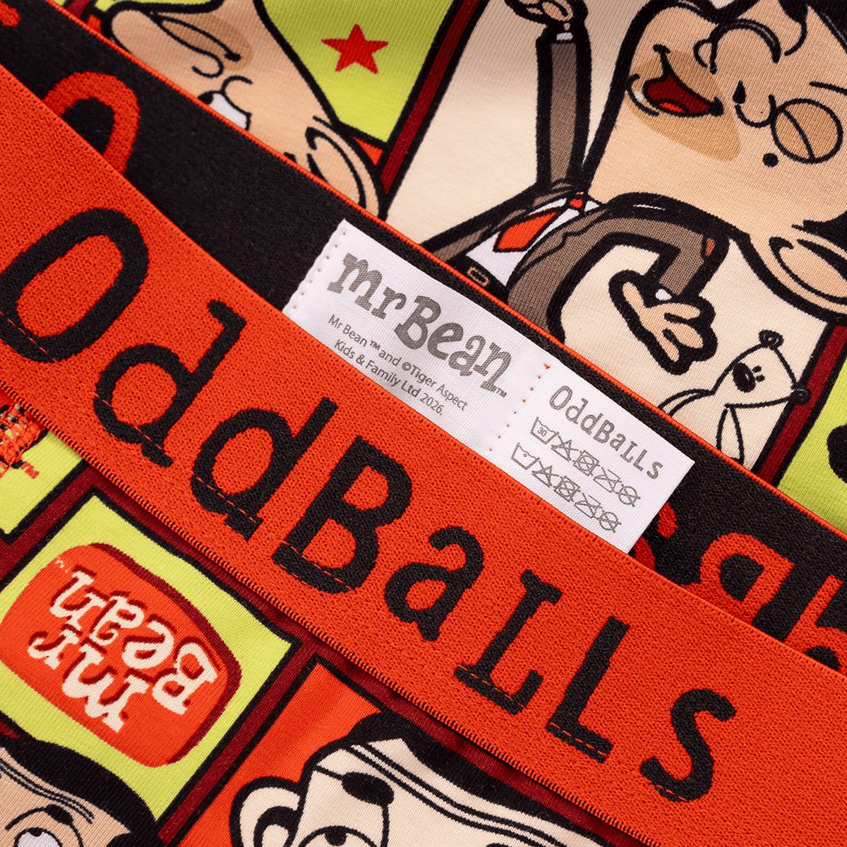 Mr Bean Comic - Mens Cotton Boxer Shorts