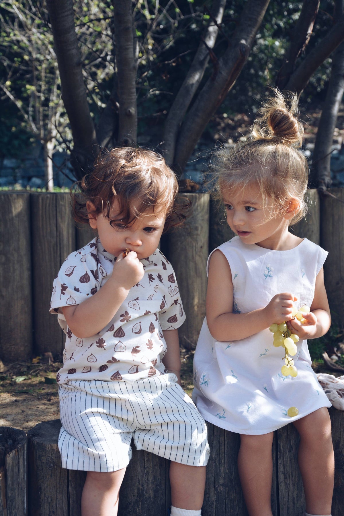 Kids/Baby Summer T-shirt Fig pattern 100% Cotton