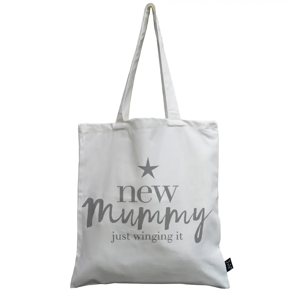 New Mummy Winging it Grey Canvas Bag