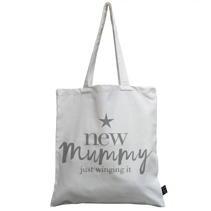 New Mummy Winging it Grey Canvas Bag