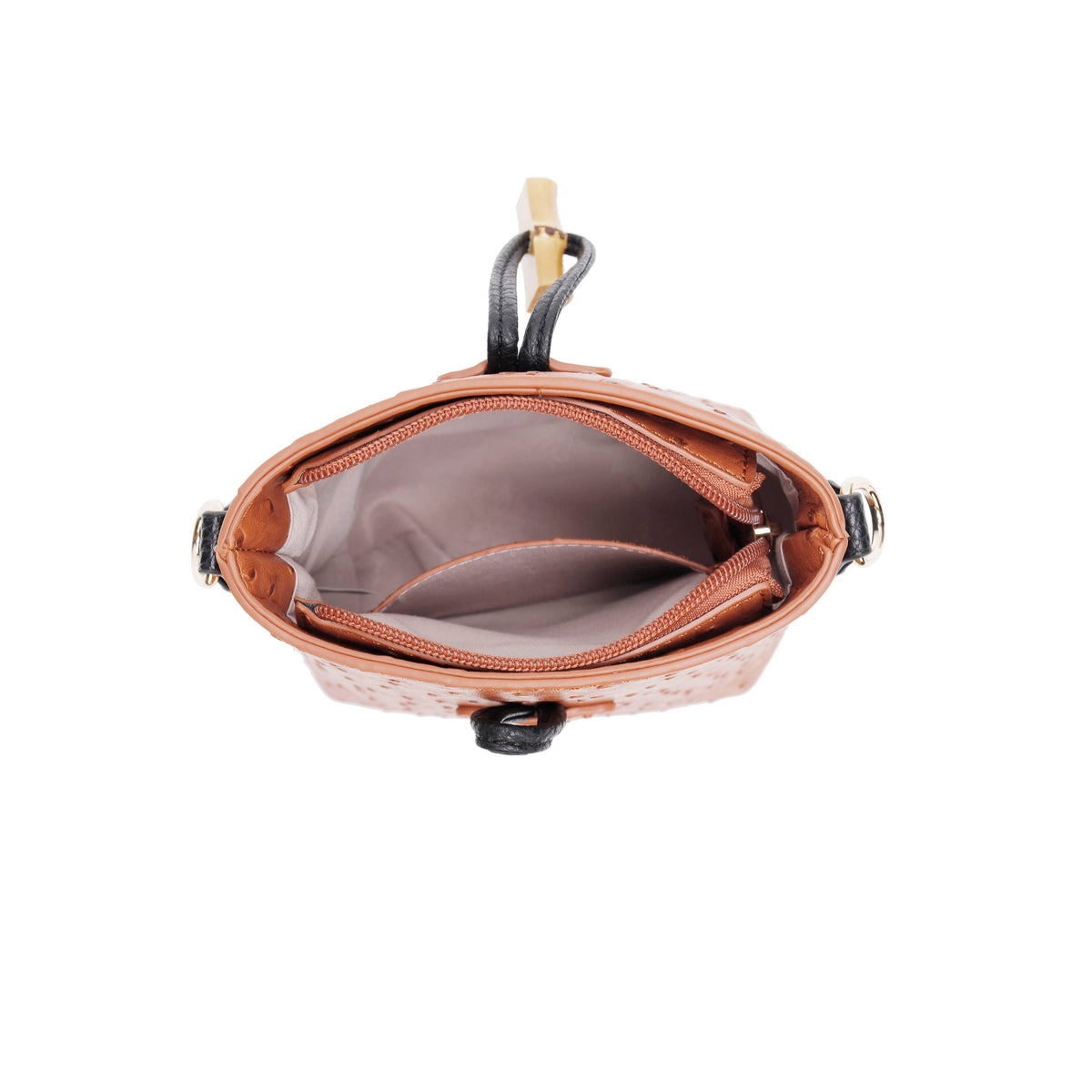 The Small Bamboo Fastening Bucket Bag Mobile Bag-S9353