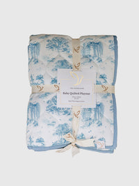 Gilded Bird Spring Toile Quilted Playmats