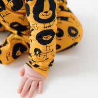 Unisex Baby Cotton Sleepsuit (Onesie) – Brian the Lion Print