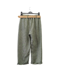 Italian One Size Light Weight Linen Trousers +Belt