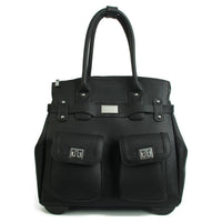 High Quality Vegan Leather big tote bag Trolley Bag- T101