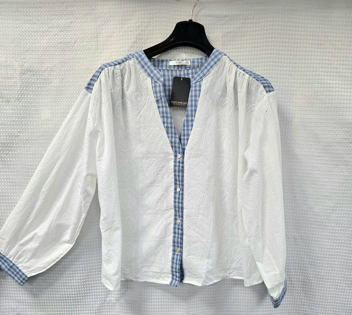Denim Cotton Check Shirt