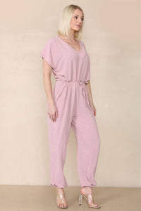 Tie Waist Stylish Harem Jumpsuit