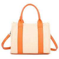 JM1571 Straw Tote Bag Summer Beach Style