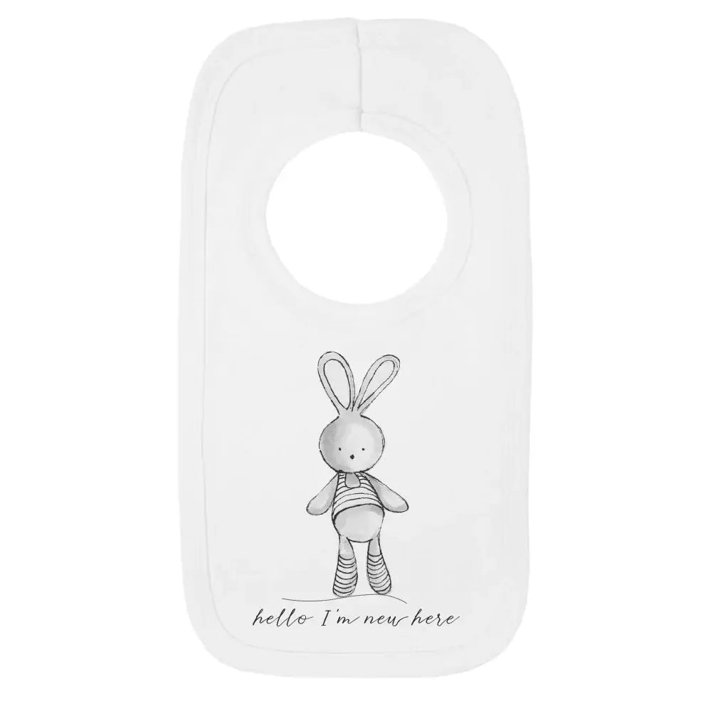 Hello I'm New Here Bib