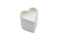 Send With Love Heart Shaped Vanilla Candle In Gift Box