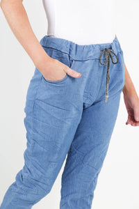 Italian Denim Look Stretch Magic Pants