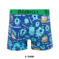 Mr Grumpy  - Mr Men - Mens Cotton Boxer Shorts