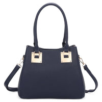 Superbia Medium 3 Compartments Square Metal Details Tote Bag
