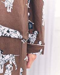 Chelsea Peers - Dalmatian Dog Print Long Pyjama Set