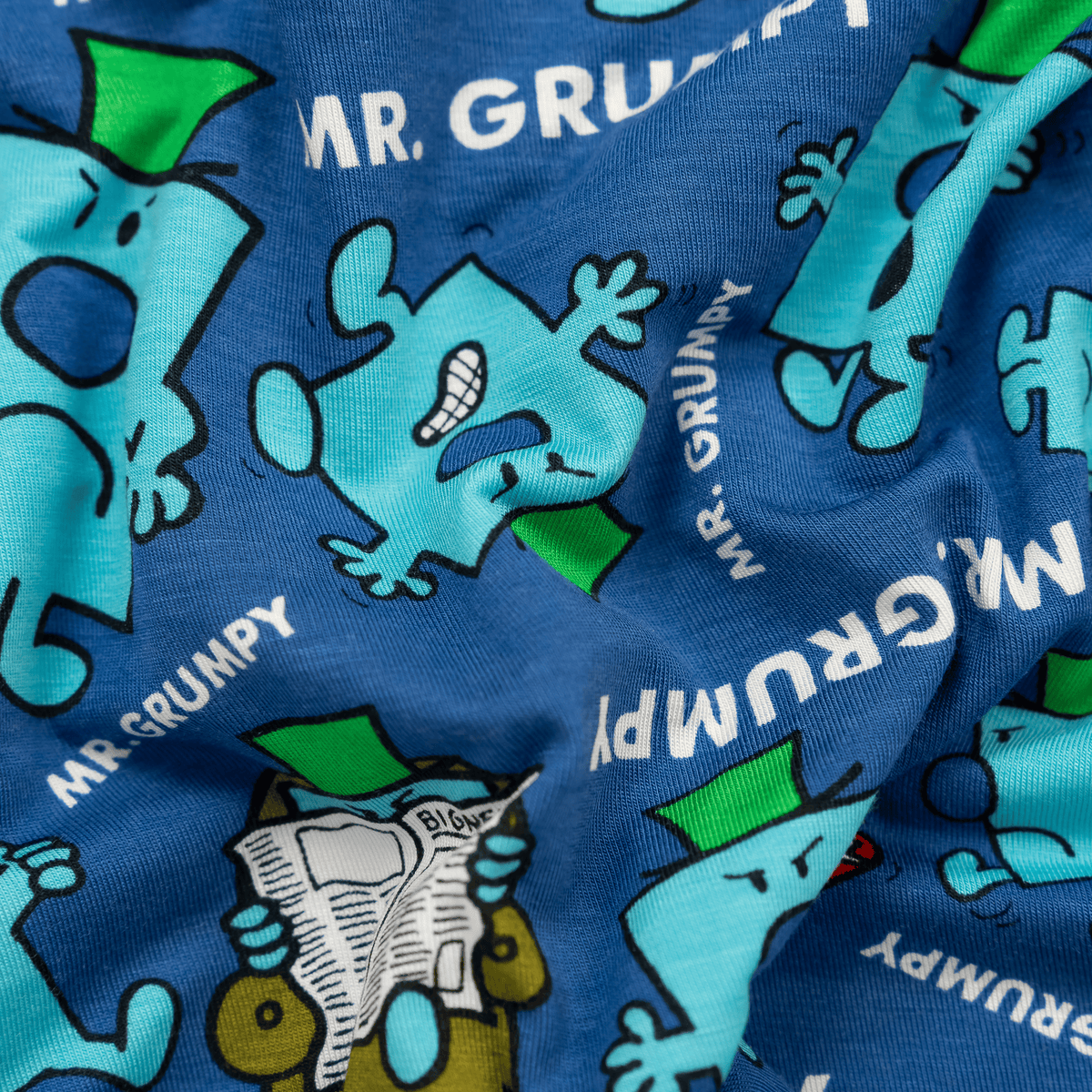 Mr Grumpy - Mr Men - Mens Bamboo Boxer Shorts