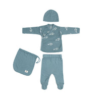 Newborn/ Home Coming Set with Fish Detail