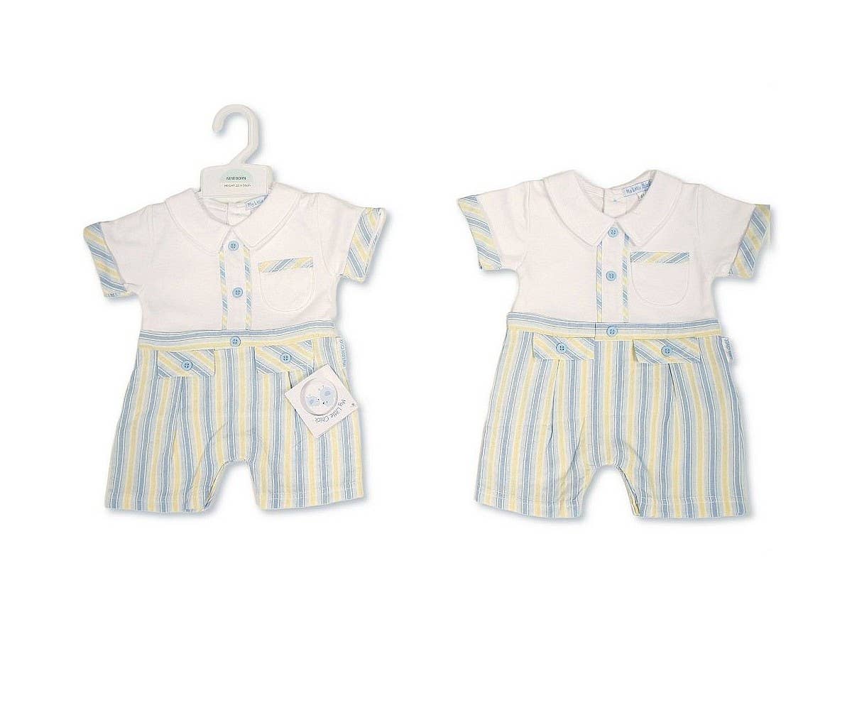 Baby Boys Striped Romper