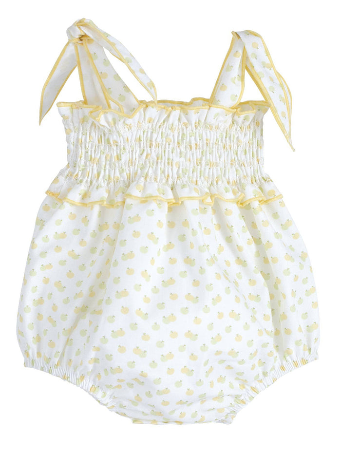 Yellow and White Lightweight Summer Romper