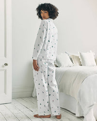 Chelsea Peers - Organic Cotton Ski Vacation Print Long Pyjama Set