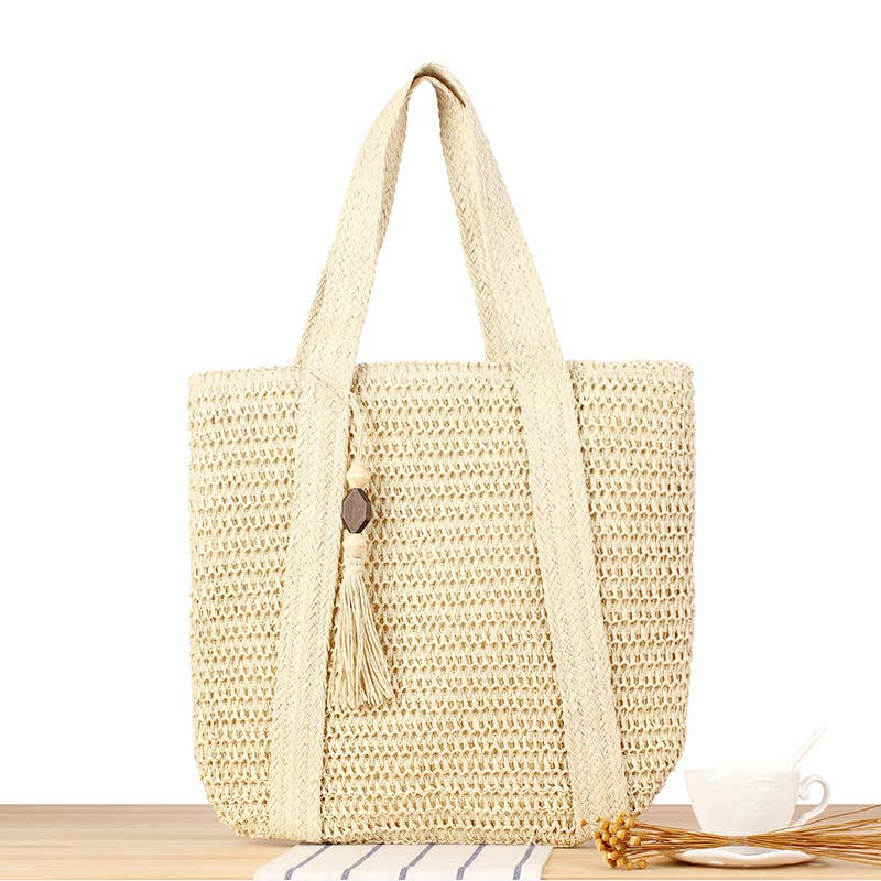 Large Size Paper Straw Tote Bag -CL-40