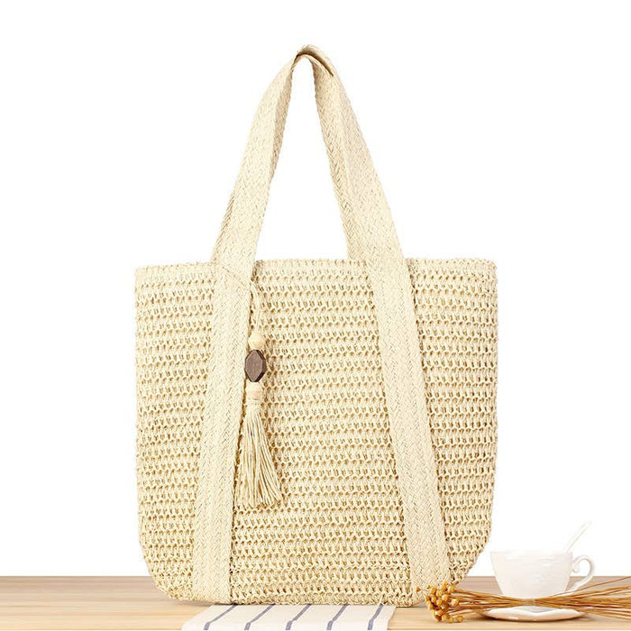 Large Size Paper Straw Tote Bag -CL-40