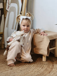 Knit Baby Onesie with Buttons