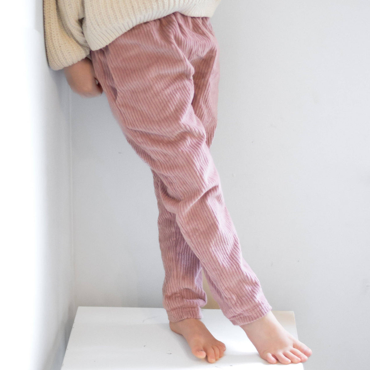 Blush Corduroy "Kid Fit" Trousers