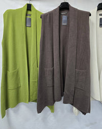 Soft Knitted Waterfall Gilet
