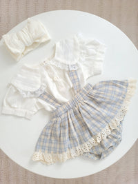 Dungaree & Yara Top Set - Available in 2 colours