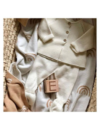 Newborn/ Home Coming Set in  Ecru