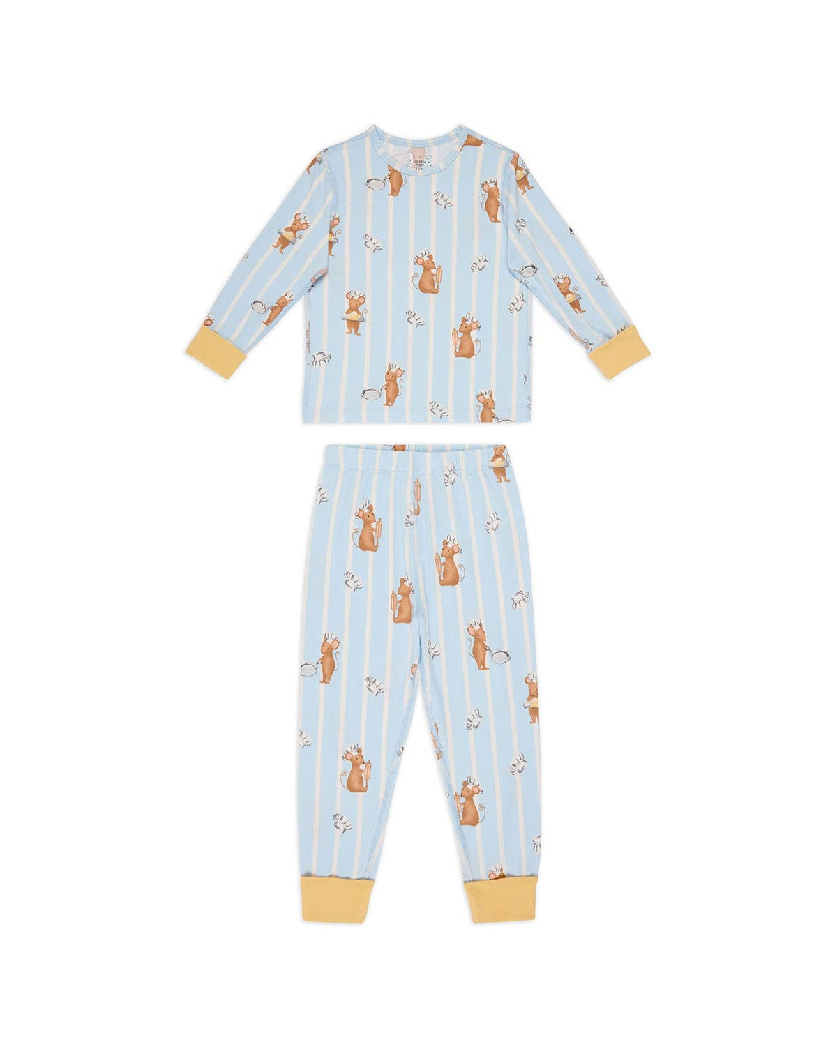Kids Mouse Chef Print Long Pyjama Set