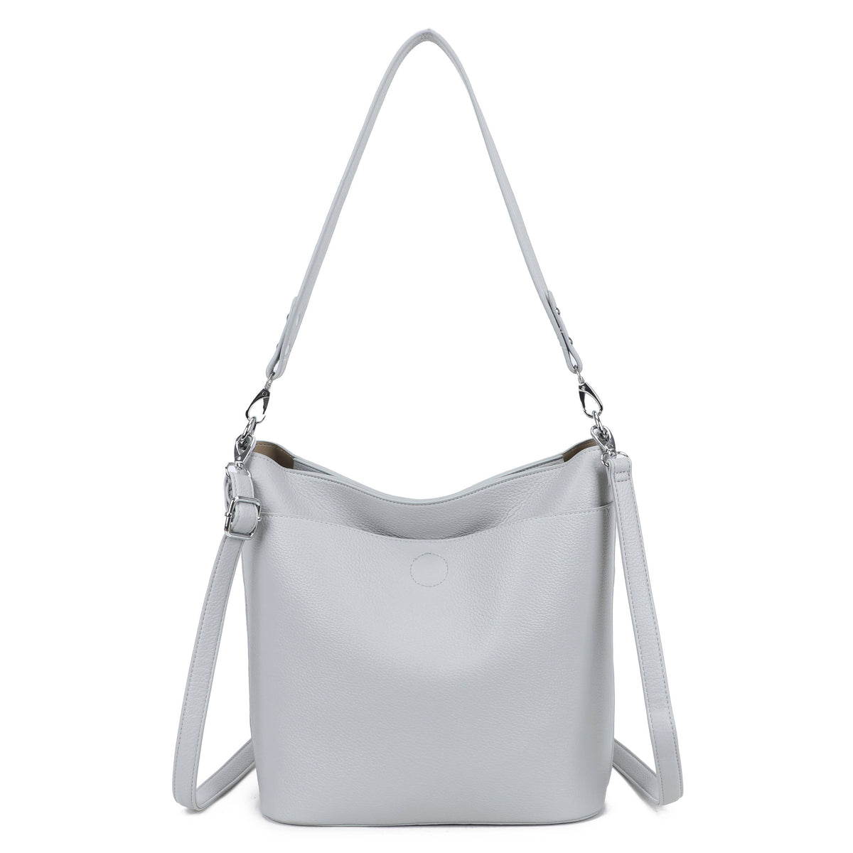 6049 Soft Hobo Shoulder Bag with Strap Detail