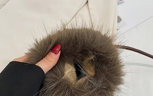 Soft Faux Fur Mobile Bag Essential Bag - More colours available