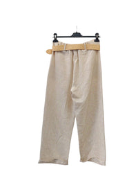 Italian One Size Light Weight Linen Trousers +Belt