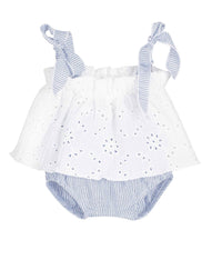 Calamaro - Blue and White 2 Piece Summer Set