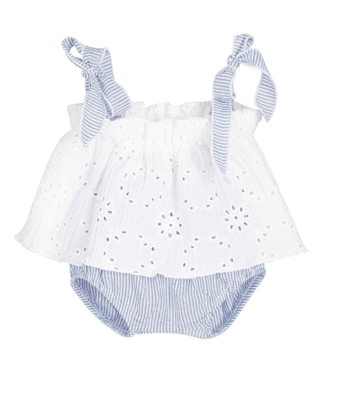 Calamaro - Blue and White 2 Piece Summer Set