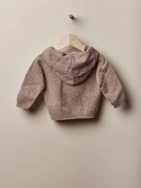 LOVE IN WINTER - Hooded Sweater in Merino Wool