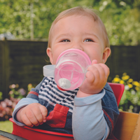 Tippy Up Sippy Cup (Series 3), with Weighted Straw (Valve Free), Betsy Bear, 200ml