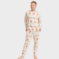 Christmas Cookie Pajamas Beige – Men
