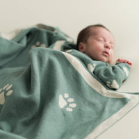 Micu Micu - Baby blanket footprint jeans