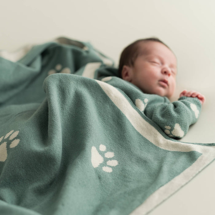 Micu Micu - Baby blanket footprint jeans