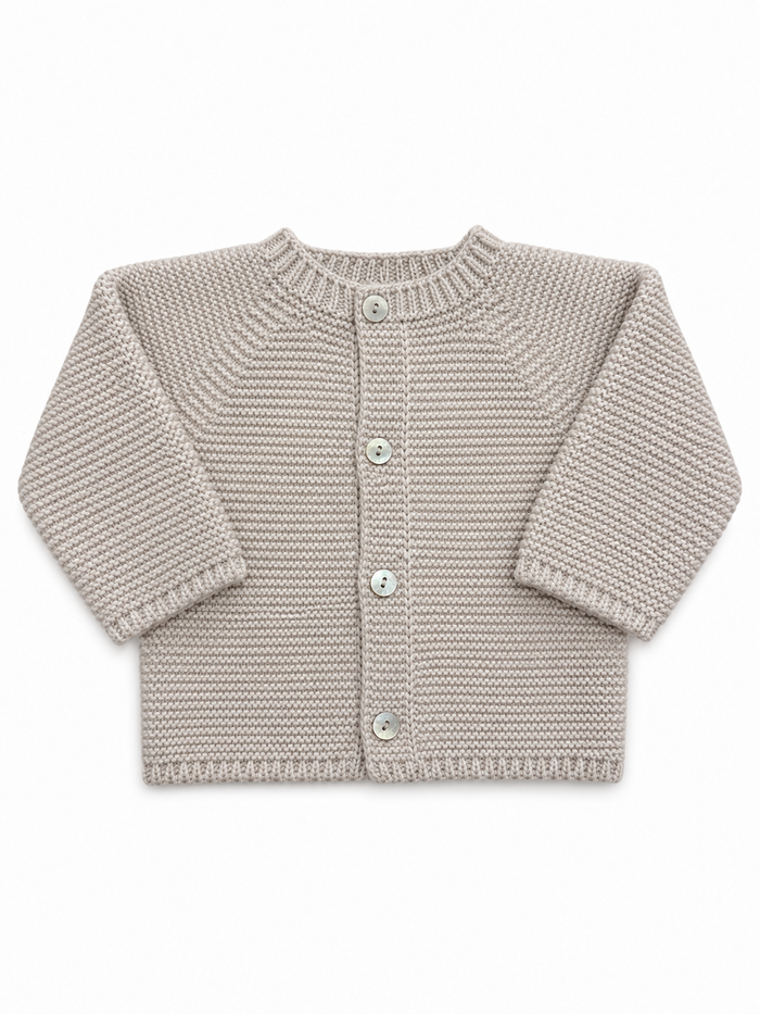 BABY JACKET 100% acrylic: Stone / Various Sizes