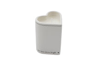 Send With Love Heart Shaped Vanilla Candle In Gift Box