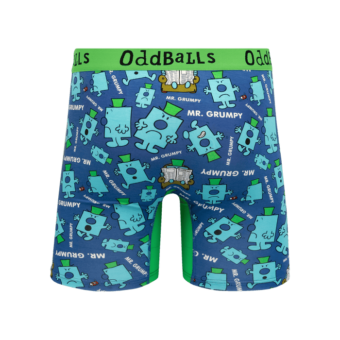 Mr Grumpy - Mr Men - Mens Bamboo Boxer Shorts