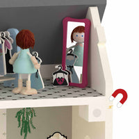 Classic World Vintage Doll House Wooden FSC Pretend Play